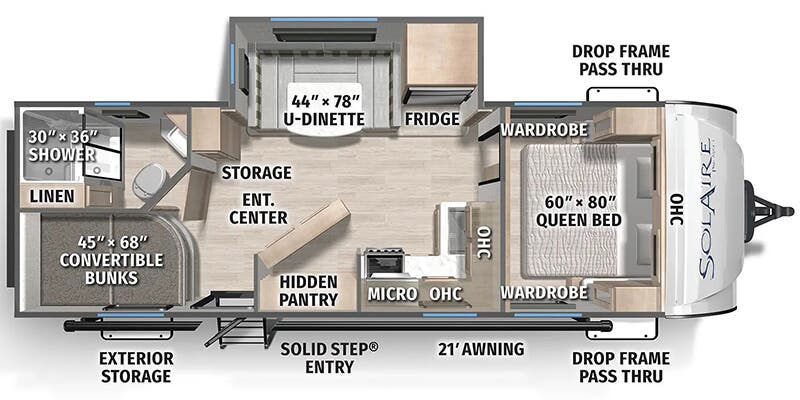 2025 PALOMINO 2430BHS - Floorplan 1