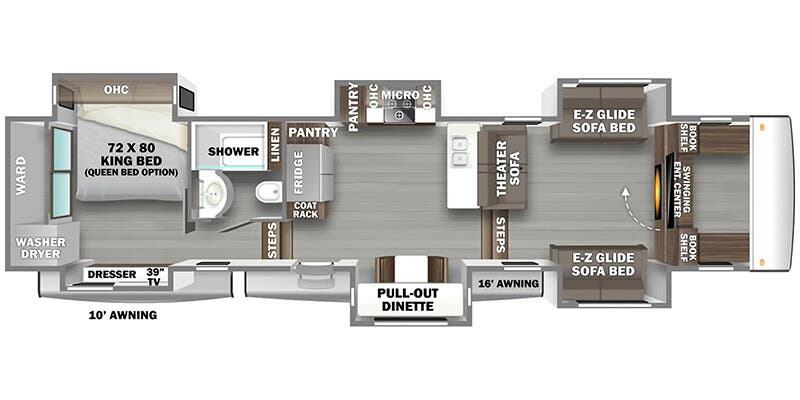 2026 FOREST RIVER 425FO - Floorplan 1
