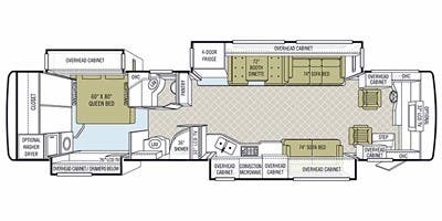 2010 TIFFIN PHAETON 40QTH floorplan