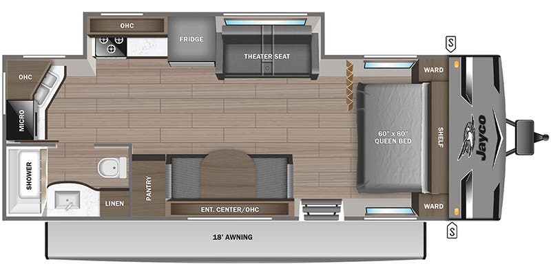 2024 Jayco Jay Flight 225MLSW - Floorplan 1
