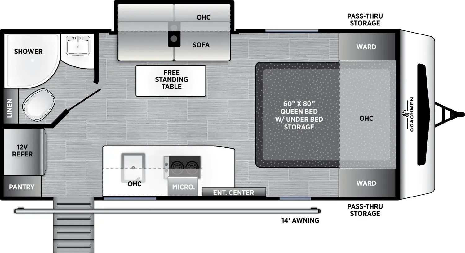 2027 Coachmen FET19SE-320 floorplan