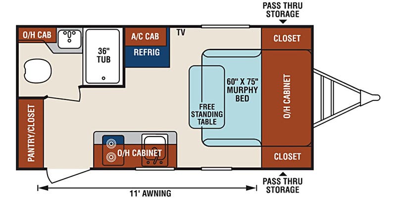 2017 VENTURE SONIC 150VRK - Floorplan 1