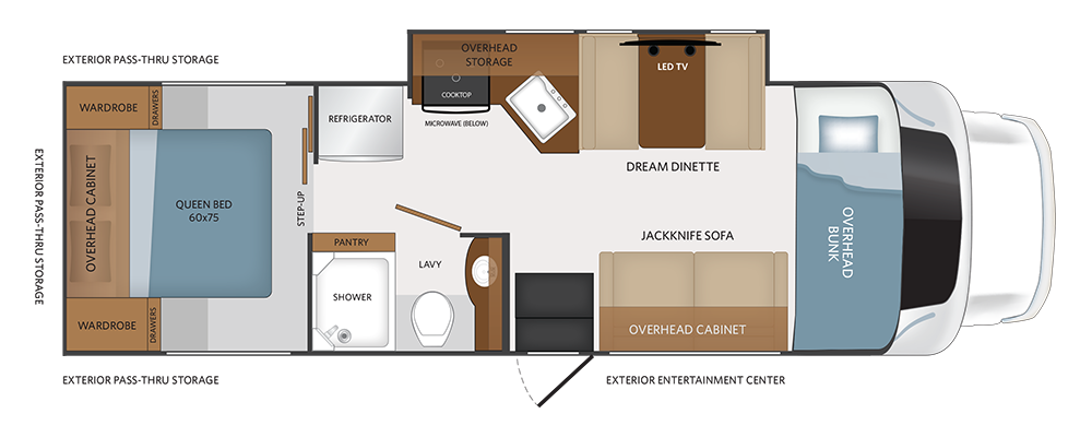 2027 Fleetwood Altitude 29F - Floorplan 1