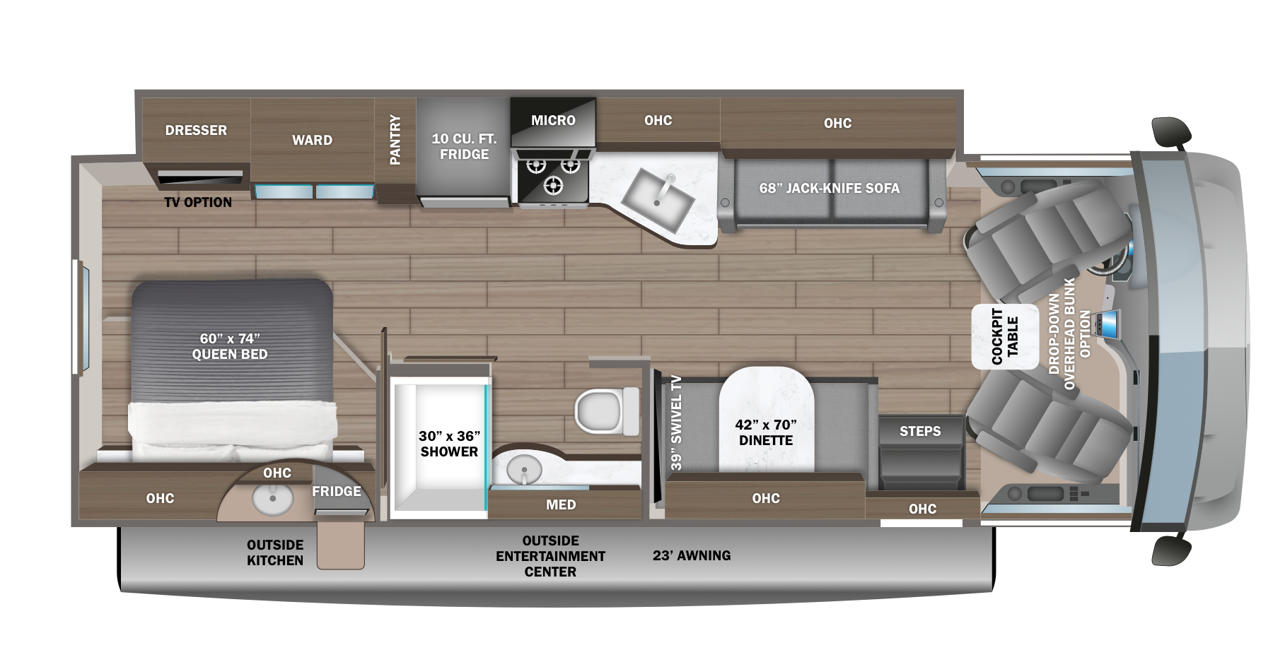 2027 Jayco Alante 29S - Floorplan 1
