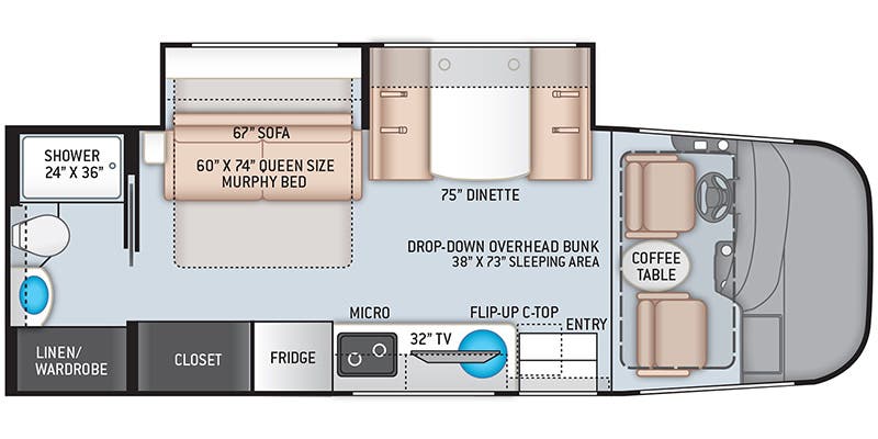 2023 Thor Motor Coach Vegas 24.4 - Image 2