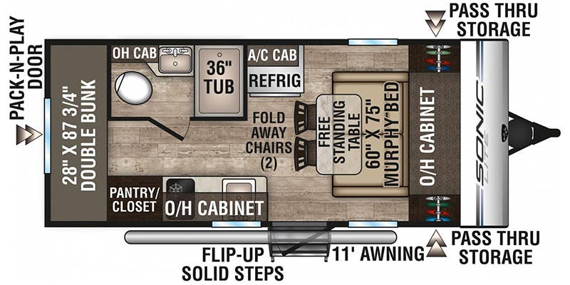 2019 Venture RV Sonic Lite SL169VBH - Image 2