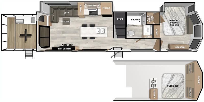 2025 FOREST RIVER WILDWOOD 42VERANDA - Floorplan 1