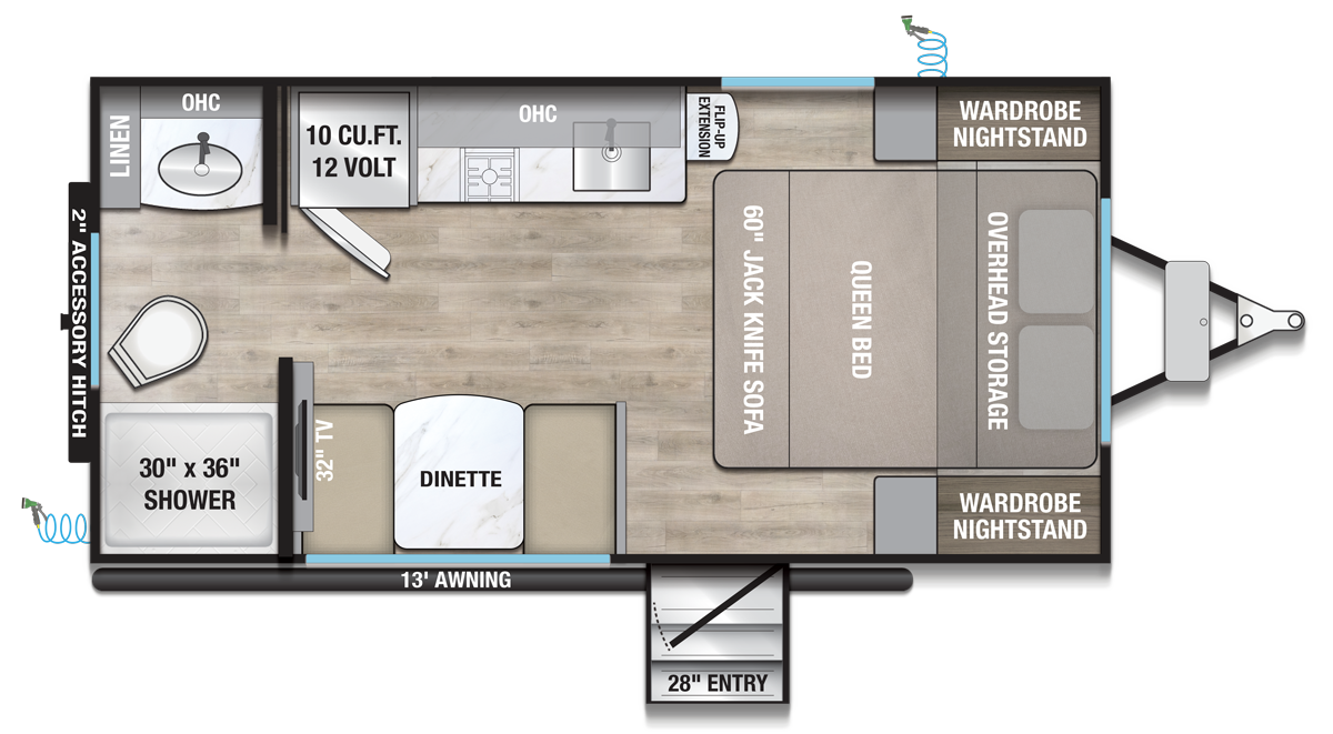 2026 Alliance RV Delta RB152 - Floorplan 1