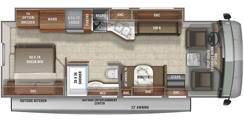 2021 Jayco Alante 29S - Floorplan 1