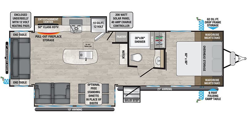 2024 Alliance RV Delta 292RL - Floorplan 1