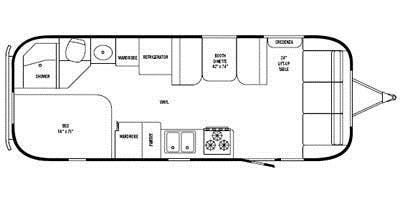 2006 Airstream Safari 25SS - Floorplan 1