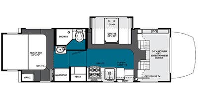 2014 Forest River Solera 24R - Floorplan 1