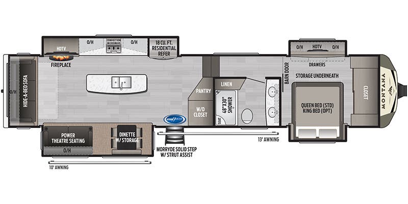 2020 KEYSTONE 3781RL - Floorplan 1