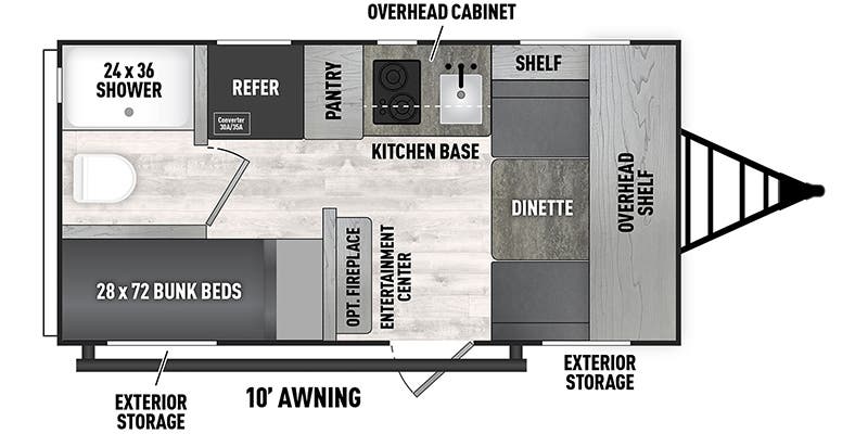 2024 VIKING 15SBH - Floorplan 1