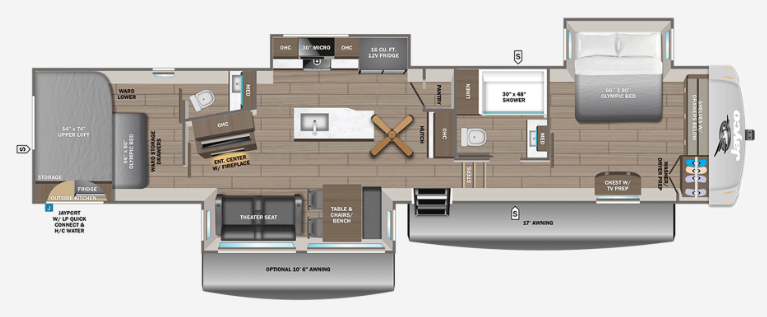2027 JAYCO EAGLE 360DBOK - Floorplan 1
