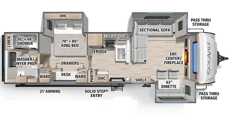2025 PALOMINO 3300FLBS - Floorplan 1