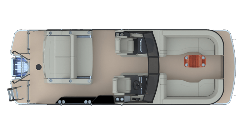 2026 Godfrey AquaPatio 255 DFLW - Floorplan 1