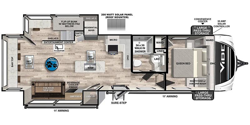 2024 FOREST RIVER 31HB - Floorplan 1