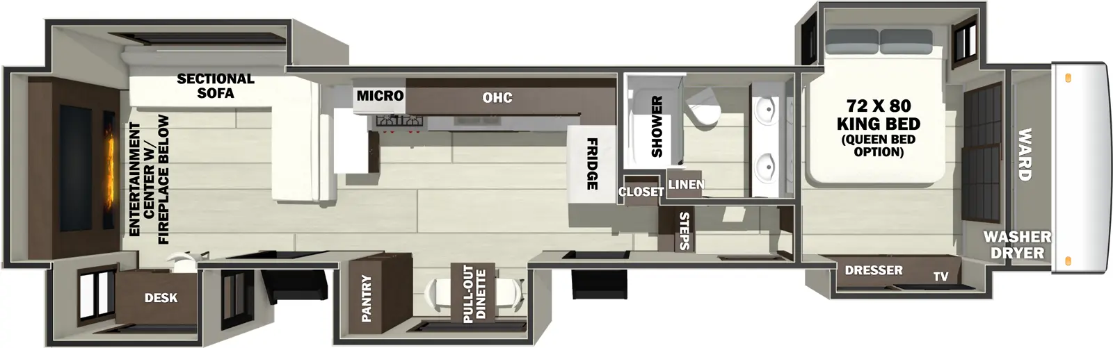 2026 FOREST RIVER 420RE - Floorplan 1