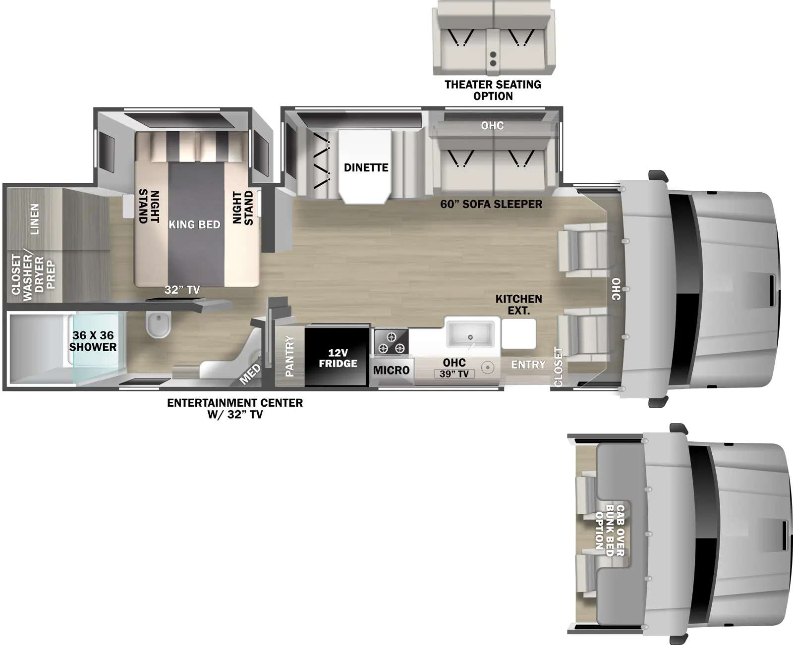 2027 Dynamax Europa 31SS - Floorplan 1