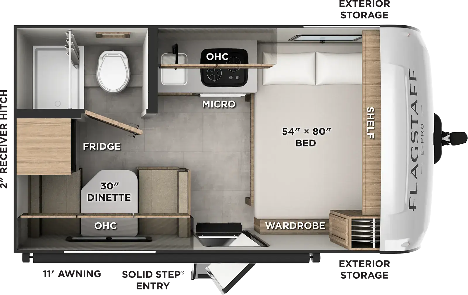 2027 FOREST RIVER 131DLE - Floorplan 1