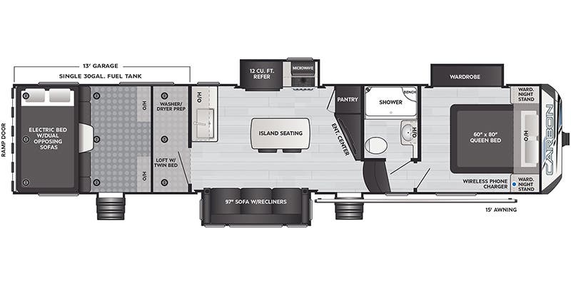 2021 Keystone Carbon 348 - Image 2