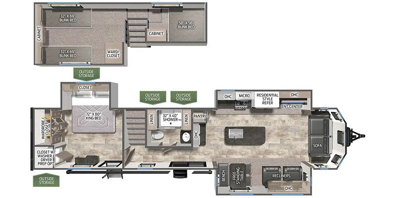 2026 PALOMINO 402LFT - Floorplan 1