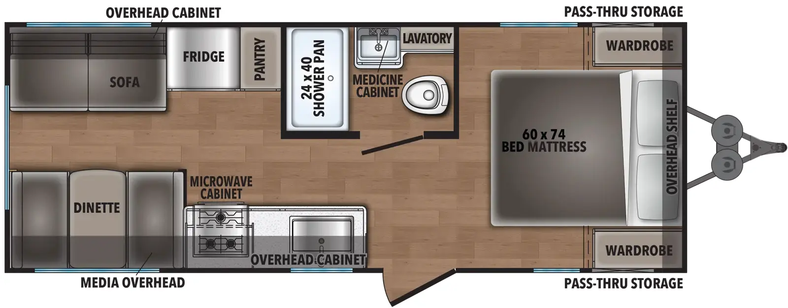 2026 FOREST RIVER 521CK - Floorplan 1