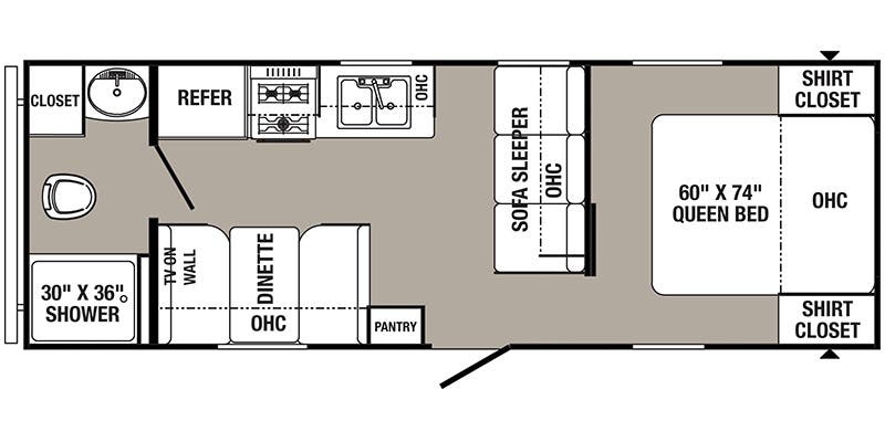 2016 PUMA 32TFB - Floorplan 1