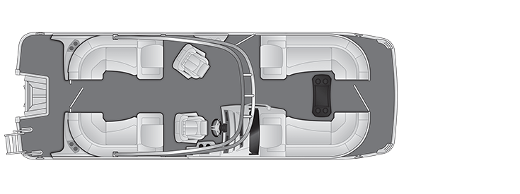 2022 Bennington 23RFBA - Floorplan 1