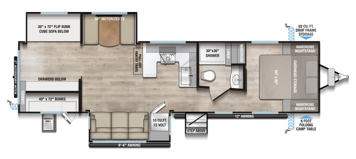 2026 ALLIANCE 321BH - Floorplan 1