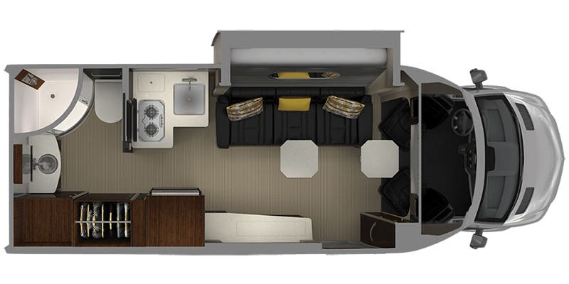2019 Airstream Atlas Murphy Suite - Floorplan 1