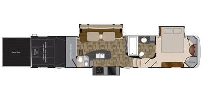 2014 Heartland Cyclone 4100 KING - Floorplan 1
