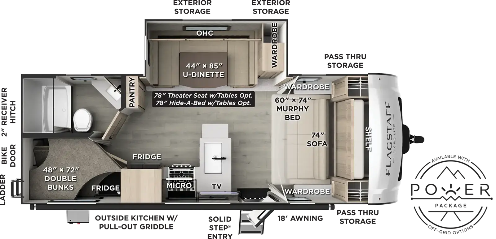 2027 FOREST RIVER 25BRD - Floorplan 1