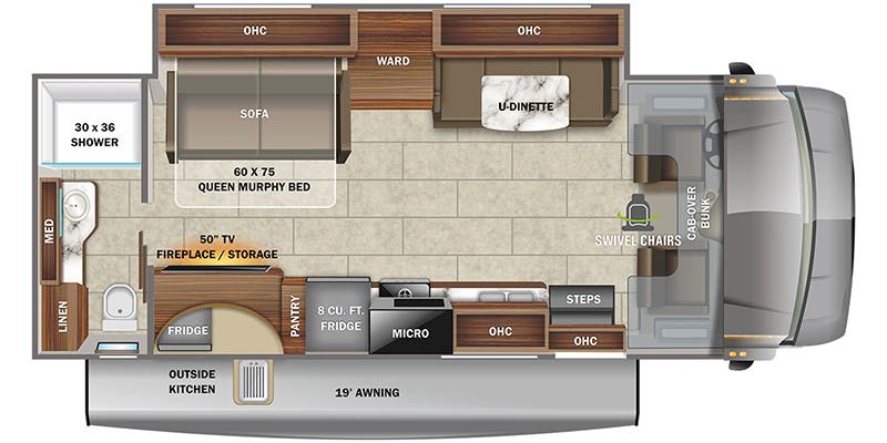 2022 JAYCO REDHAWK 26M - Floorplan 1
