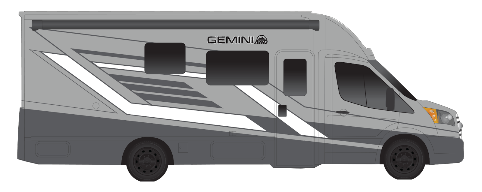 2027 Thor Motor Coach Gemini AWD 24JG - Stock Image 4