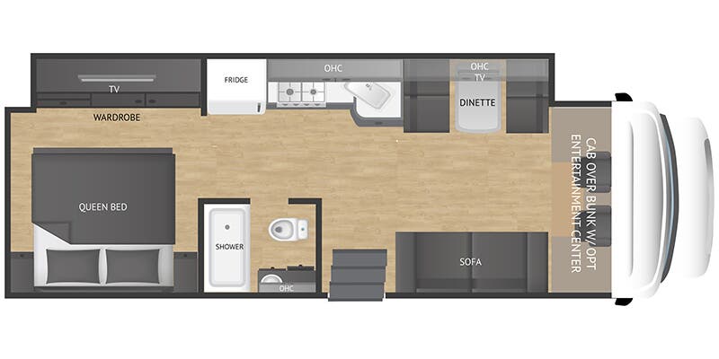2026 Nexus Rebel 30R - Floorplan 1
