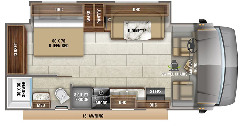 2021 JAYCO REDHAWK 24B - Floorplan 1