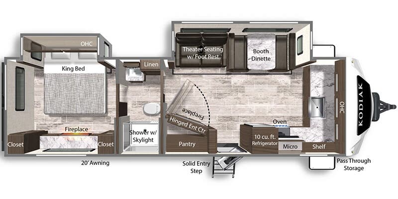 2025 DUTCHMEN KODIAK 2921 FKDS - Floorplan 1