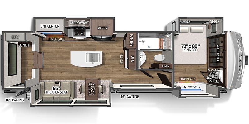 2023 PALOMINO 391MK - Floorplan 1