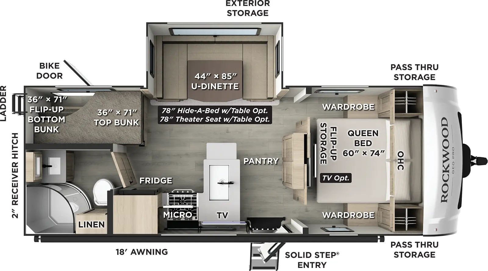 2026 FOREST RIVER 2520BH - Floorplan 1
