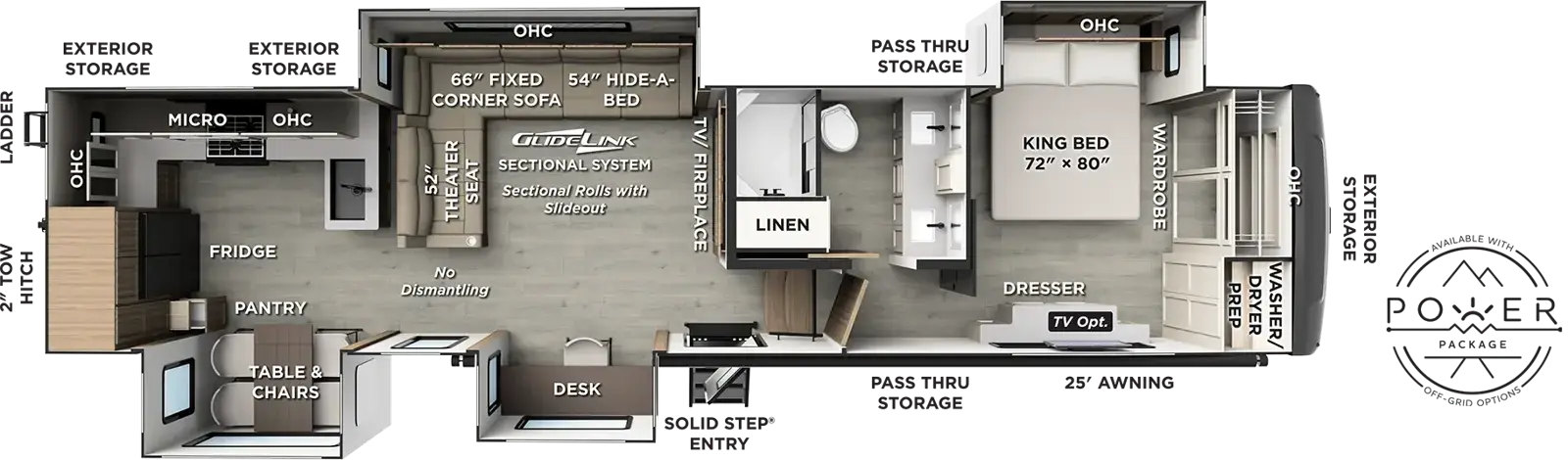 2027 Forest River Flagstaff Classic 404CRK - Floorplan 1
