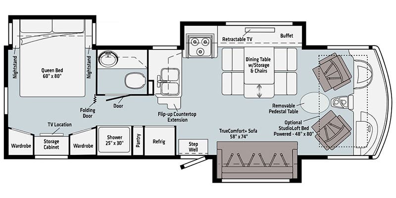 2022 WINNEBAGO 30T - Floorplan 1