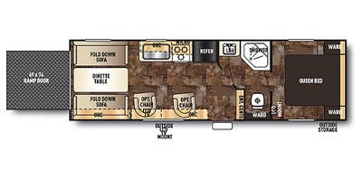 2015 Forest River Grey Wolf 26RR - Image 2