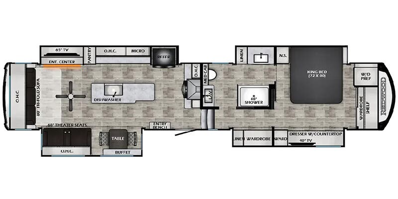 2026 CROSSROADS REDWOOD 412GK - Floorplan 1