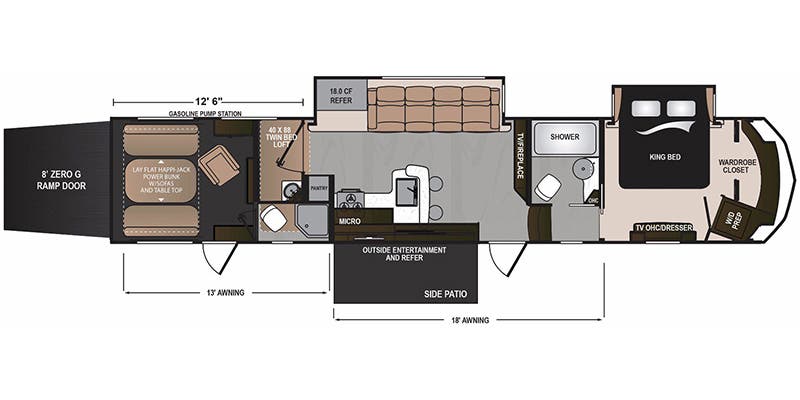 2018 DUTCHMEN 4150 - Floorplan 1