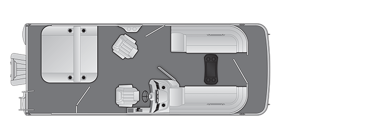 2026 Bennington S Swingback 23 SSB-D - Floorplan 1
