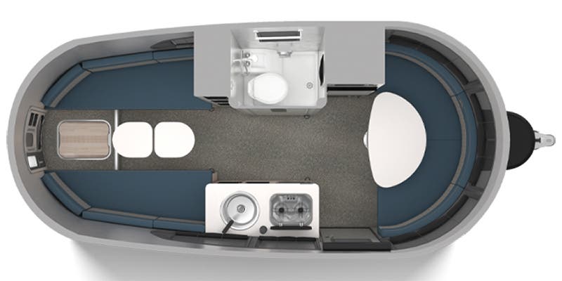 2024 Airstream Basecamp 20X - Floorplan 1