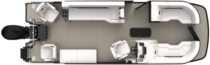 2027 Evotti 21' 500 S Fish Lounge - Floorplan 1