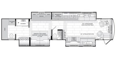 2016 American Eagle 45T - floorplan 1